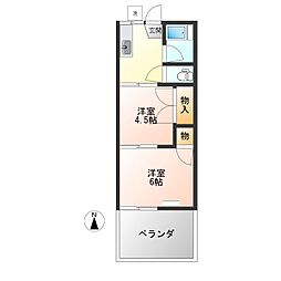 みつるハイツ 2階/205
