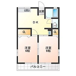 ハイムマロンB 1階