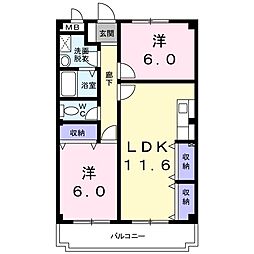 ハイツナナ 2階/201