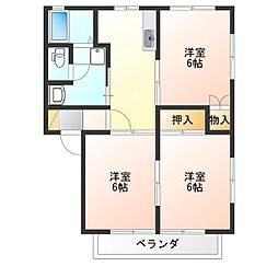 グリーンハイツII 2階