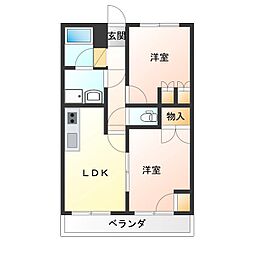 御幸パークマンション 2階/202
