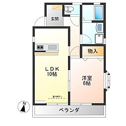 パールハイツFM B棟 2階/201