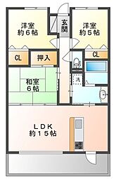間取図画像 3LDK