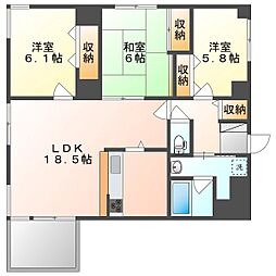 間取図画像 3LDK