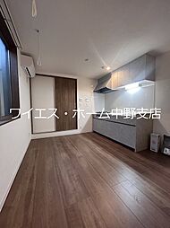 西武新宿線 新井薬師前駅 徒歩4分の賃貸アパート 3階2DKのリビング/ダイニング