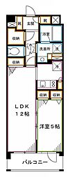 コンフォリア下落合 1LDKの間取図画像