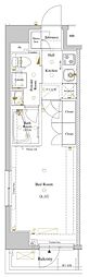 ルクレ高円寺アジールコート 1Kの間取図画像