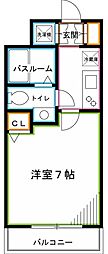 アルページュ阿佐谷ASYLCOURT 1Kの間取図画像