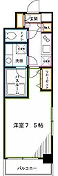 クラール阿佐ヶ谷 1Kの間取図画像