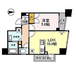 リベラーレ中野 1LDKの間取図画像