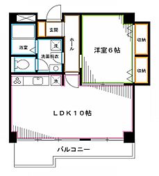 ハイツスモルカ 1LDKの間取図画像