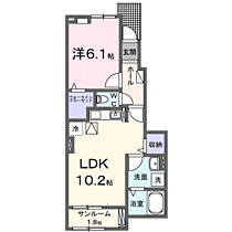 アクオスII 103 ｜ 神奈川県秦野市北矢名547-3（賃貸アパート1LDK・1階・43.97㎡） その2