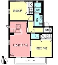 カンパニヤA 202 ｜ 神奈川県伊勢原市東大竹761-5（賃貸アパート2LDK・2階・57.00㎡） その2