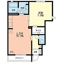 Ｖｉｌｌａ　Ｂ 102 ｜ 神奈川県平塚市東中原２丁目（賃貸アパート1LDK・1階・46.25㎡） その2