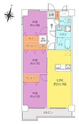 間取図画像 3LDK