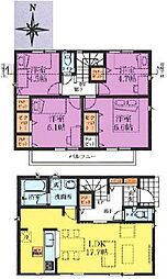 クレイドルガーデン武蔵村山市中原第8全24棟 2号棟