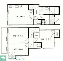 コーポプリマー 3DKの間取図画像