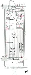 ガーラ・プレシャス練馬 2Kの間取図画像