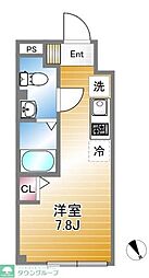 ウィンレックス上石神井 ワンルームの間取図画像