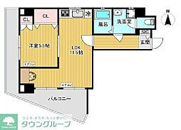 サンパレス西荻PART2 1LDKの間取図画像