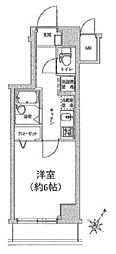 ドルチェ桜台東京NORTH 1Kの間取図画像