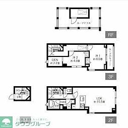 カテリーナ赤塚フレックス 2SLDKの間取図画像