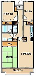 プレジデント・ミタマ 3LDKの間取図画像