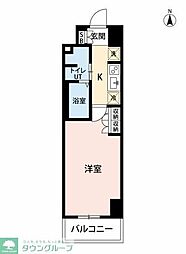 AZEST田無 1Kの間取図画像