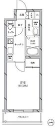 ReCRACIA富士見台 1Kの間取図画像