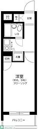 藤和シティスクエア練馬 1Kの間取図画像