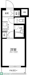 ルーブル西荻窪 1Kの間取図画像