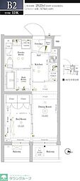 ARKMARK新中野 2Kの間取図画像