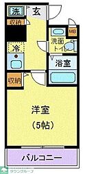 マリオン練馬 1Kの間取図画像