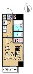 西武池袋線 練馬駅 徒歩13分の賃貸マンション 3階1Kの間取り