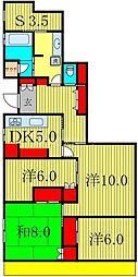 メイプルマンション 4SDKの間取図画像
