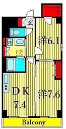 間取図画像 2DK