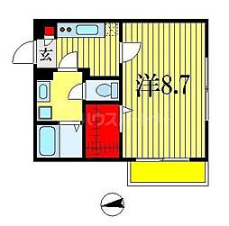 リブリ・ミヤビ 1Kの間取図画像