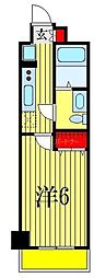 Nステージ西船橋3 1Kの間取図画像