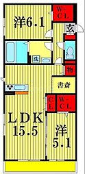 ロイヤルクレスト六号館 3階/-