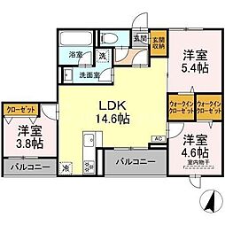 Soleil Ichikawa 3LDKの間取図画像