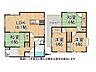 間取り：全居室6帖以上、ゆとりある空間！室内綺麗にお使いです！