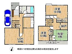 堺市西区上野芝向ヶ丘町6丁　中古一戸建て