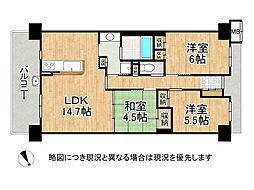 間取図画像 3LDK