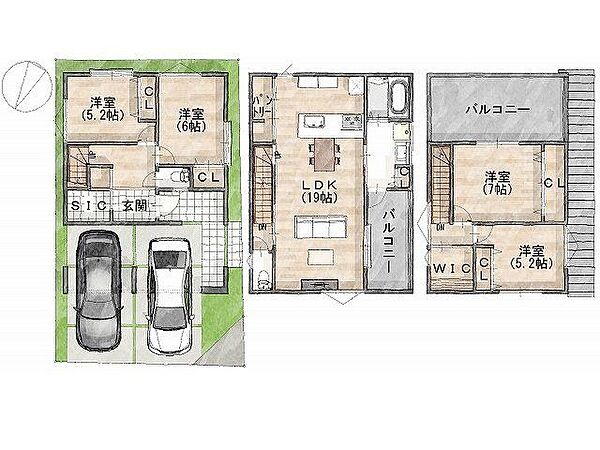 間取りを拡大表示
