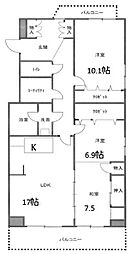 間取図画像 3LDK