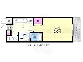 広島県広島市西区南観音町11番13号（賃貸マンション1K・9階・27.80㎡） その2