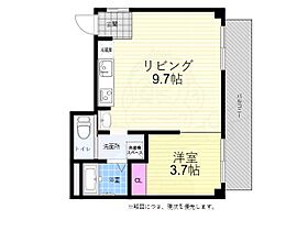 広島県広島市中区千田町２丁目11番18号（賃貸マンション1LDK・5階・34.73㎡） その2