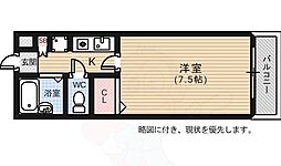 アイビル 1Kの間取図画像
