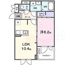 West River 2  ｜ 広島県広島市西区小河内町１丁目（賃貸アパート1LDK・2階・40.14㎡） その2