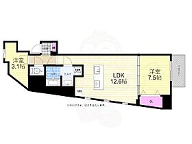 広島県広島市東区上大須賀町7番3号（賃貸マンション2LDK・14階・53.31㎡） その2